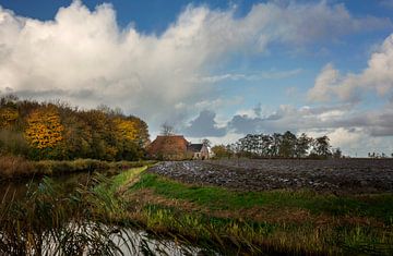 Bauernhof in der Provinz Groningen von Bo Scheeringa Photography