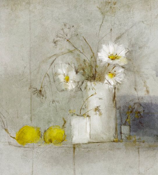 Stilleven met peren van annemiek art
