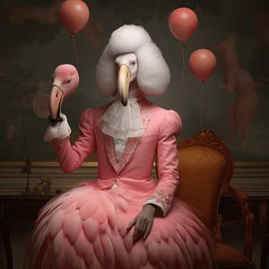 Der königliche Flamingo