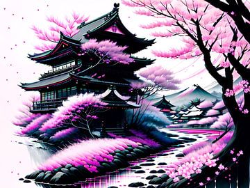 Temples enchanteurs et sakura en fleurs : des images fascinantes de la beauté du Japon sur ButterflyPix