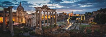 Forum Romanum bij dageraad van Teun Ruijters