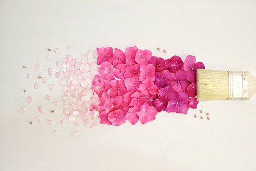 De slag van een kwast.