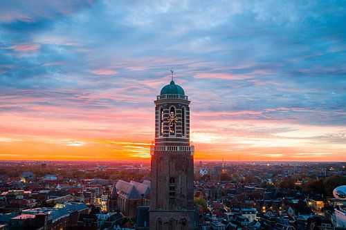 Zonsopgang Zwolle Peperbus van Thomas Bartelds