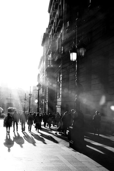Madrid shadow by Pieter Boogaard