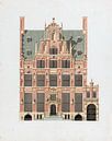 Lambertus Lingeman, Haus mit den Köpfen in Amsterdam, in oder vor 1851 von Atelier Liesjes Miniaturansicht