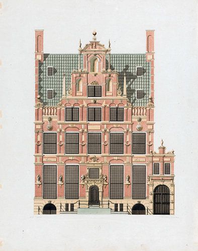 Lambertus Lingeman, Huis met de Hoofden in Amsterdam, in of voor 1851