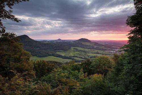 Uitzicht op de drie keizerlijke bergen