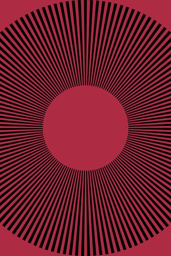 Retro kunst uit de jaren 70. Abstracte geometrische vormen in roze en zwart.