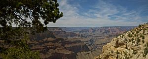 Panorama van de Grand Canyon van Bart van Wijk Grobben