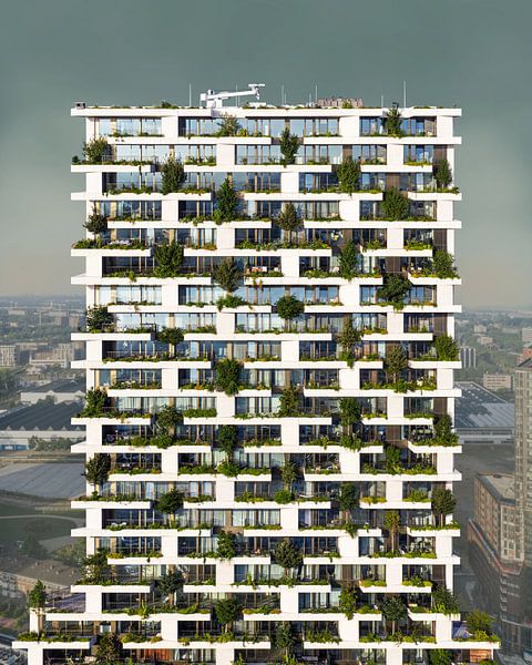 La forêt verticale Wonderwoods par Bas van Setten
