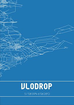 Blueprint | Map | Vlodrop (Limburg) by Rezona