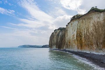 Kliffen van de Normandische Kust in Normandie, Frankrijk van Patrick Verhoef