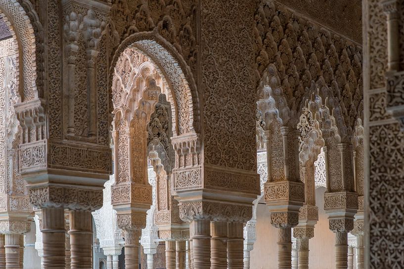 Arches in the Alhambra by Jack Koning
