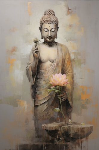 Boeddha's Fluistering: Bloesem van Sereniteit