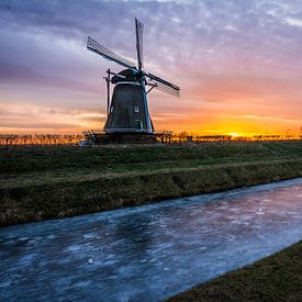 Typisch niederländischer Wintermorgen von Eelke Brandsma