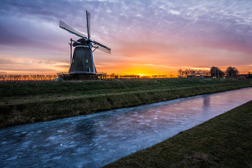 Typische nederlandse winterochtend van Eelke Brandsma