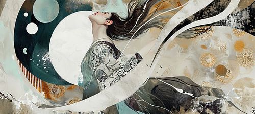 Portrait de femme mystique