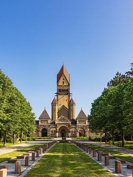 Chapel complex at the southern cemetery in the city of Leipzig