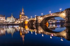 The Blue Hour in Dresden