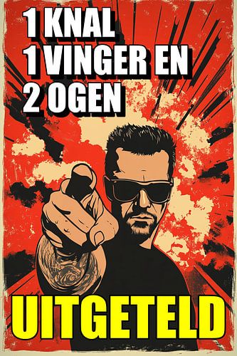 1 KNAL. 1 VINGER. 2 OGEN.