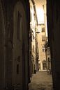 Toscane Italië Lucca Binnenstad Sepia van Hendrik-Jan Kornelis thumbnail