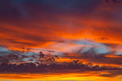 Zonsondergang Bloubergstrand Beach, Tafelberg Zuid Afrika