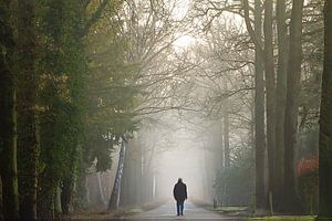 Walking to the light sur Jos Erkamp