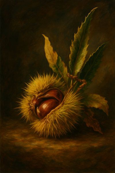 Chestnut. Sweet chestnut. by Bert Quaedvlieg