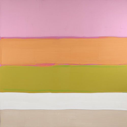 Des couches de couleurs dans la paix et l'harmonie