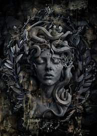 Die Medusa-Skulptur von John Dan
