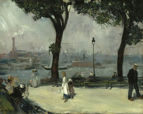 East River Park, William Glackens