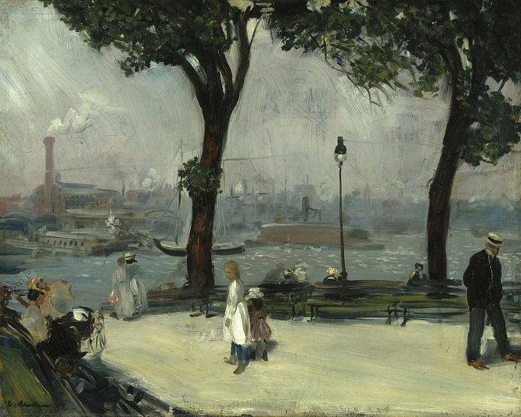 East River Park, William Glackens by Masterful Masters