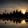 De zonsopgang bij Angkor Wat van Marie-Lise Van Wassenhove