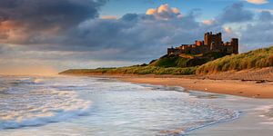 Château de Bamburgh, Northumberland, Angleterre sur Henk Meijer Photography