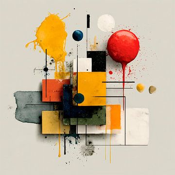 Mondrian Inspired by Harry Hadders Design