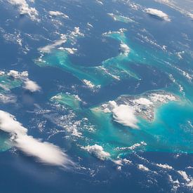 De Bahama's vanuit de ruimte van Moondancer .
