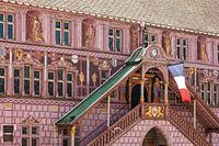 Historisch stadhuis in Mulhouse, Elzas