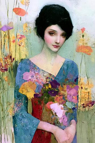 Among the flowers