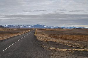 La route de Möðrudalur dans le nord de l'Islande