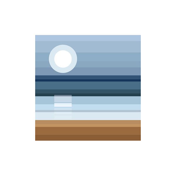 Sunset stripes by Color Square