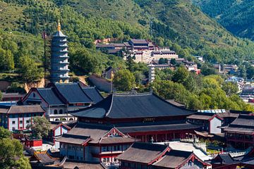 Die Tempel von Wutai Shan in China von Roland Brack