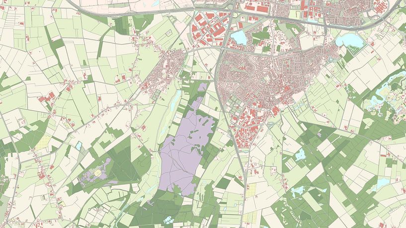 Map of Goirle by Rebel Ontwerp