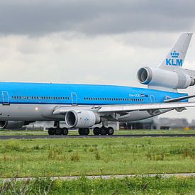 KLM Boeing 777-300 passenger aircraft. by Jaap van den Berg