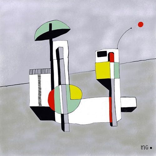 Modern. Abstract. Lifeguard