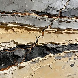 „Fractured Earth 1“: Ein Meisterwerk geologischen Luxus von Johannas Art Creations