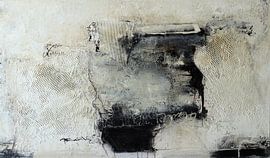 Black and White  - Abstrakte Komposition 10.124.1 von Petra Lorch