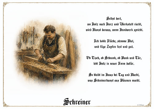 Carpenters – Guild portrait with a poem