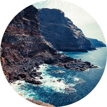 Wilde kust - Tijarafe, La Palma, Canarische Eilanden van Dirk Wüstenhagen