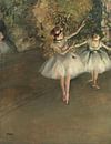 Twee dansers op een podium, Edgar Degas van Meesterlijcke Meesters thumbnail