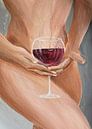 Alleen rode wijn (gezien bij vtwonen) van Krista Kitsz Art thumbnail